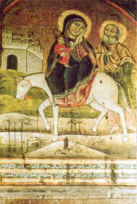 Freska iz crkve u Koptskoj četvrti