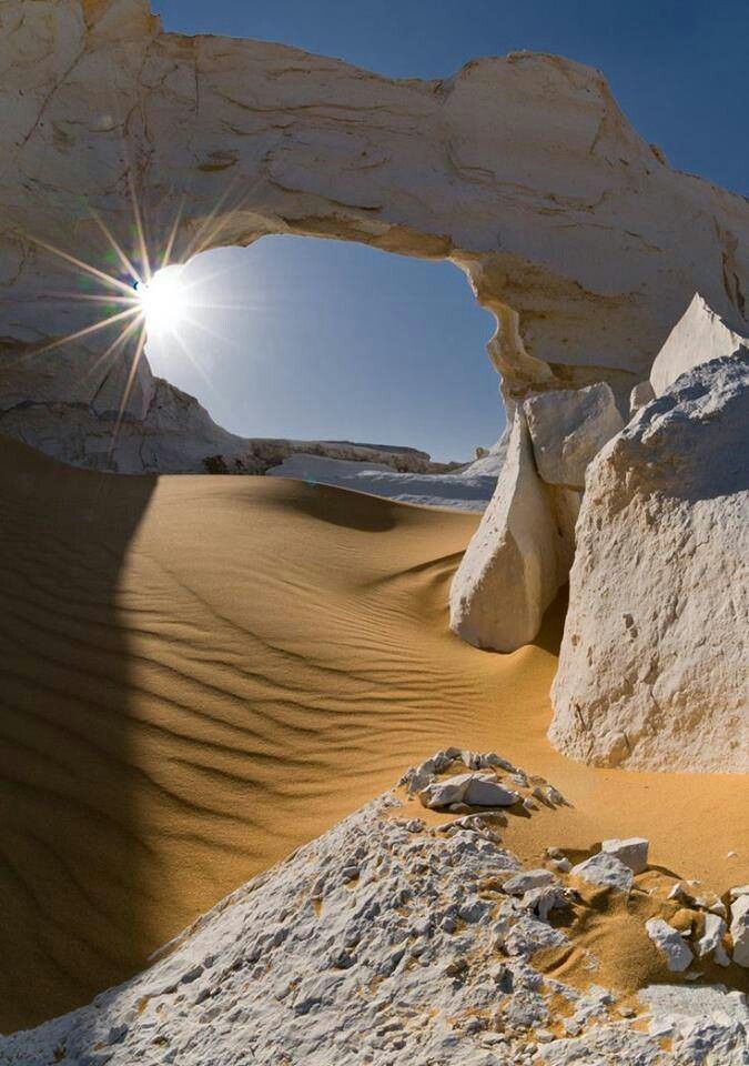 white desert